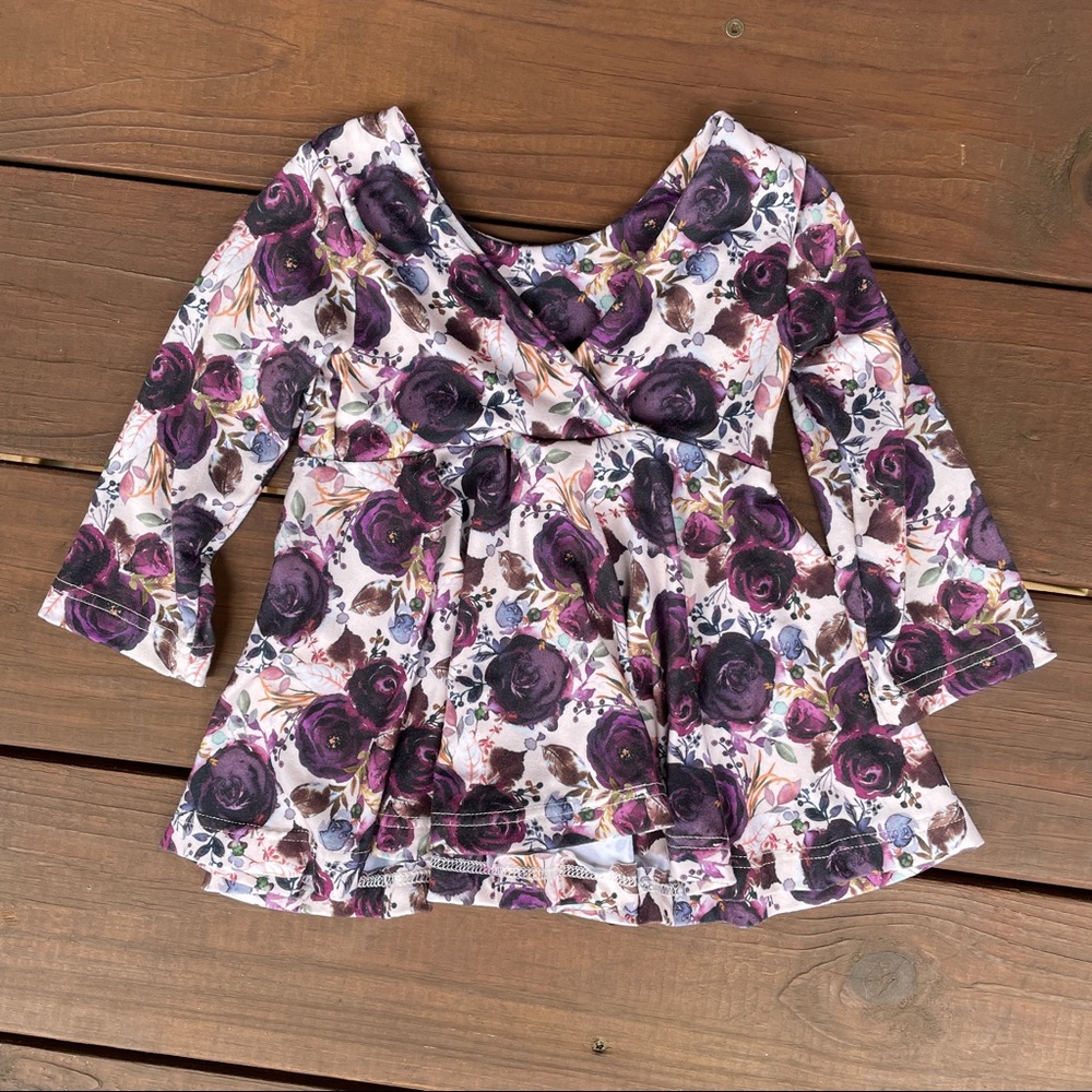 Macy Kate Boutique Floral Peplum Dress